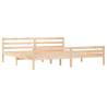 Solid Wood Bed Frame 200x200 cm | Modern Bedroom Furniture