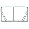 Sturdy Green Log Holder 180x45x100 cm in Galvanised Steel