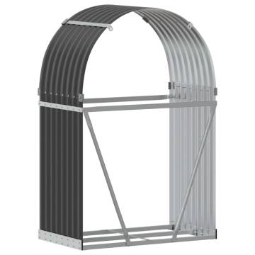 Log Holder Anthracite 80x45x120 cm - Galvanised Steel