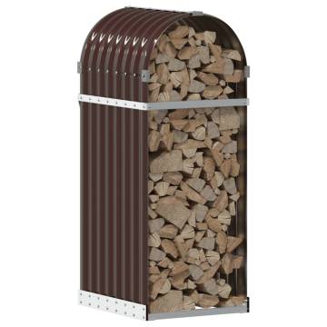 Log Holder Brown 40x45x100 cm - Durable Galvanised Steel