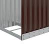 Log Holder Brown 40x45x100 cm - Durable Galvanised Steel