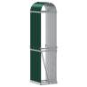 Log Holder Green 40x45x170 cm | Durable Galvanised Steel