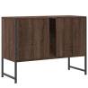 Brown Oak Bathroom Sink Cabinet - 80x33x60 cm | HipoMarket