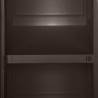 Plastic Cabinet 40x43x85.5 cm - Brown Wood Design Storage