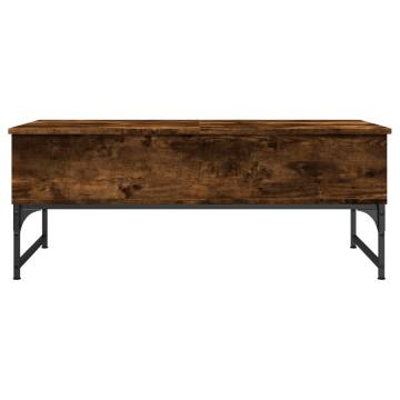 Elegant Coffee Table in Smoked Oak - 100x50x40 cm