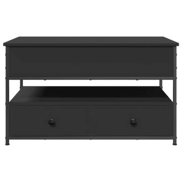 Elegant Black Coffee Table - 85x50x50 cm | Hipomarket UK