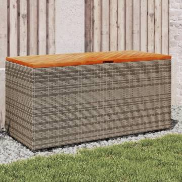 Garden Storage Box Grey 110x50 cm - Durable & Versatile