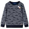 Kids' Sweatshirt Navy Melange 128 Size 128 (7-8y) 