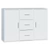 High Gloss White Sideboard - Stylish Storage Solution | HipoMarket