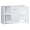 High Gloss White Sideboard - Stylish Storage Solution | HipoMarket