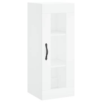 Stylish Highboard White 34.5x34x180 cm - Durable & Elegant