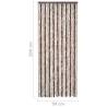 Insect Curtain Beige and Light Brown 90x200 cm | Hipomarket