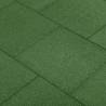 Fall Protection Tiles 12 pcs Rubber 50x50x3 cm Green Colour green Number of 12 