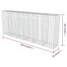 Galvanised Steel Gabion Wall 300x50x150 cm - Durable & Versatile