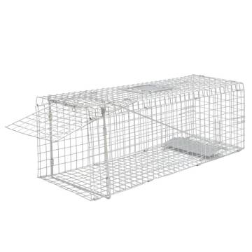 Galvanised Live Trap 80 cm - Safe & Humane Animal Capture