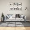 Shaggy Rug PAMPLONA High Pile Modern Grey 160x230 cm Colour grey Size 160 x 230 cm 