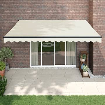 Retractable Awning Cream 4x3m - Durable & Stylish