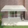 Retractable Awning Cream 4x3 m Fabric and Aluminium Colour cream Size 4 x 3 m Quantity in Package 1 