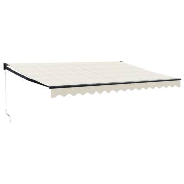 Retractable Awning Cream 4x3m - Durable & Stylish