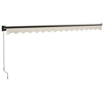 Retractable Awning Cream 4x3m - Durable & Stylish