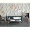 Geometric White and Gold Wallpaper - DUTCH WALLCOVERINGS