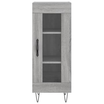 Highboard Grey Sonoma - Stylish Engineered Wood Storage Unit