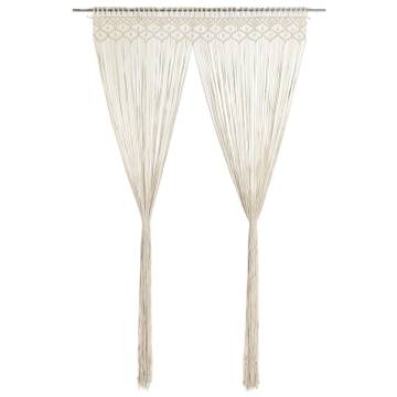 Handmade Macrame Curtain 140x240 cm - Cotton | HipoMarket