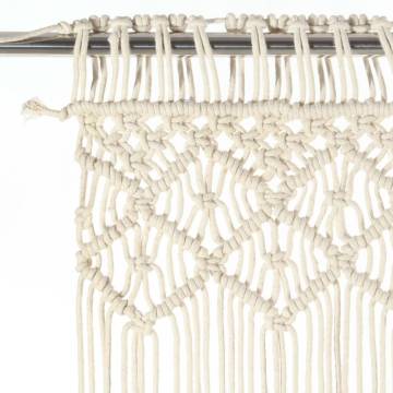 Handmade Macrame Curtain 140x240 cm - Cotton | HipoMarket