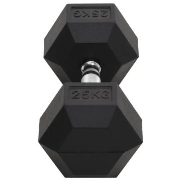 25 kg Cast Iron Dumbbell - Durable & Versatile Workout Gear