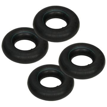 Inner Tubes 4 pcs 3.00-4 for Sack Truck Wheels - Durable Rubber