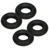 Inner Tubes 4 pcs 3.00-4 for Sack Truck Wheels - Durable Rubber