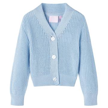 Kids' Cardigan Knitted Blue 92 - Comfortable & Stylish