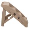 Folding Dog Stairs Brown - Easy Access for Small & Large Pets