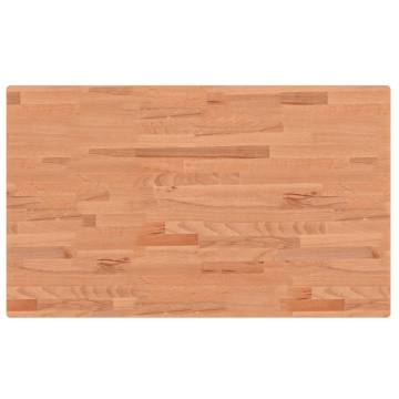 Solid Wood Beech Bathroom Countertop 100x60cm - Hipomarket