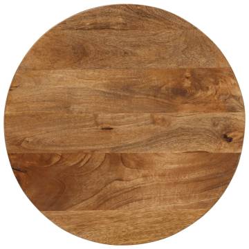 Round Solid Wood Mango Table Top Ø 50x3.8 cm | HipoMarket