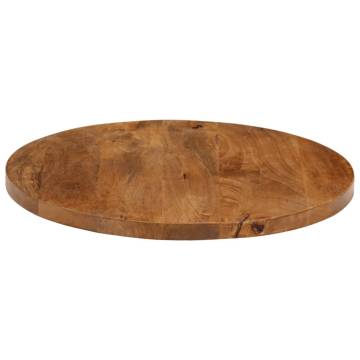 Round Solid Wood Mango Table Top Ø 50x3.8 cm | HipoMarket