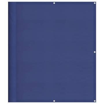 Blue Balcony Screen 120x800 cm | 100% Polyester Oxford