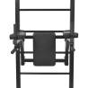 Wall-Mounted Multi-Functional Power Tower - Black Fitness Equipment