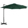 Outdoor Umbrella with Portable Base - Green Parasol