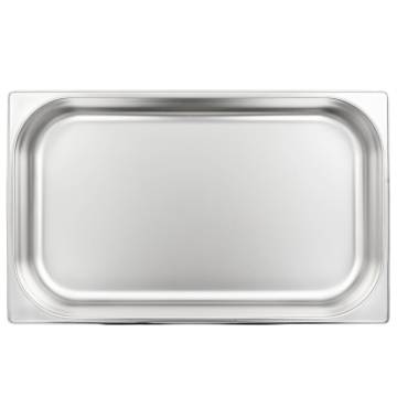 Gastronorm Containers 4 pcs GN 1/1 65 mm Stainless Steel