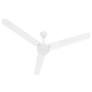 142 cm White Ceiling Fan - Efficient Air Circulation