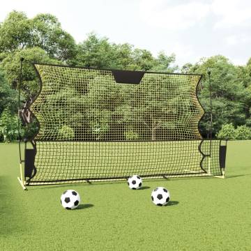 Football Rebounder Net Black & Yellow - Durable & Efficient