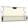 Football Rebounder Net Black & Yellow - Durable & Efficient