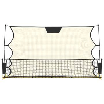 Football Rebounder Net Black & Yellow - Durable & Efficient