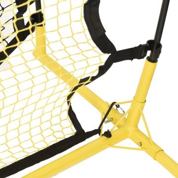 Football Rebounder Net Black & Yellow - Durable & Efficient