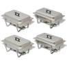 4 Piece Stainless Steel Chafing Dish Set - Ideal for Catering