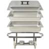 4 Piece Stainless Steel Chafing Dish Set - Ideal for Catering