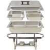 4 Piece Stainless Steel Chafing Dish Set - Ideal for Catering