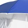 Beach Umbrella with Side Walls Blue - 215 cm | HipoMarket