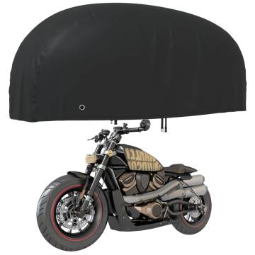 Premium Black Motorcycle Cover 245x105x125 cm | Hipomarket UK